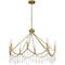 Quoizel Airedale Chandelier 8 Lights Aged Brass AID5030AB - alternate 3